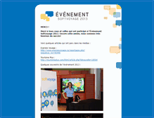 Tablet Screenshot of evenement.softvoyage.com